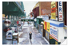 Selvklebende plakat Under the El, 86th Street, Brooklyn, 2010