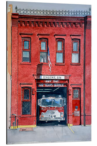 Aluminium print Firehouse 226, 2000