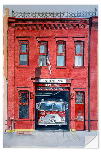 Autocolante decorativo Firehouse 226, 2000