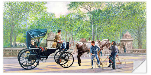 Adesivo murale Central Park Carriage, 1994