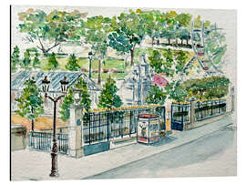 Magnettafel Paris, Jardin Des Tuileries, 1986