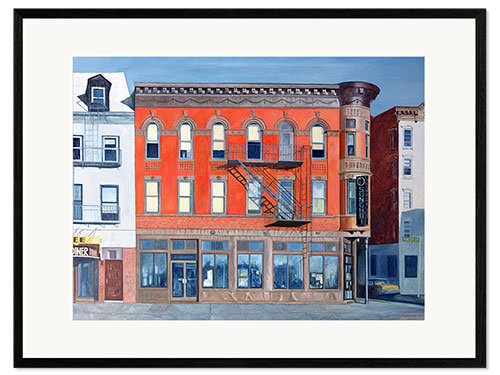 Impresión de arte enmarcada O'Sunghai Restaurant, West Village, 1990