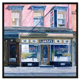 Gerahmter Kunstdruck Lanza's Restaurant, 11th Street, East Village, 1994