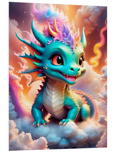 Foam board print Baby Dragon