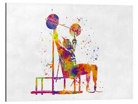 Magnettafel Parathlet am Langhantel