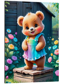 Magnettafel Knuddeliges Landbärchen