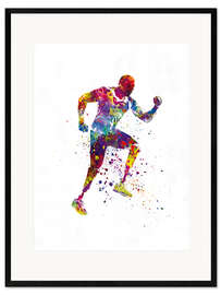 Framed art print Disability Sports - Running Training