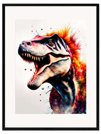 Kunsttryk i ramme Fantastic Dinosaur