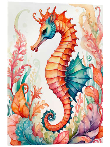 Acrylic print Magical Seahorse