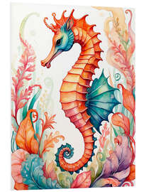 Foam board print Magical Seahorse