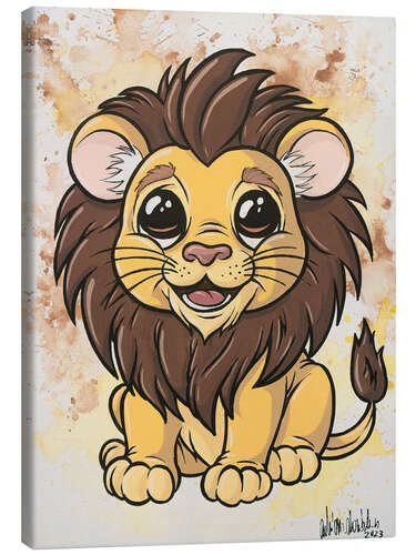 Canvas print Baby Lion