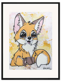 Gerahmter Kunstdruck Kleiner Fuchs