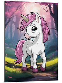 Magnettafel Kleines Einhorn