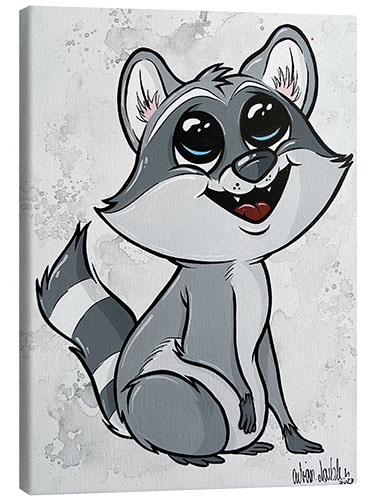 Canvas print Racoon