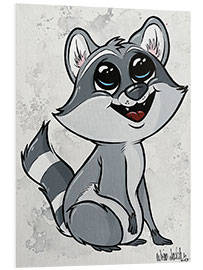 Stampa su PVC Racoon