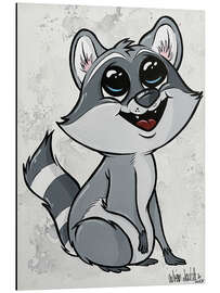 Magnettafel Waschbär