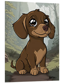 Foam board print Dachshund