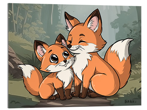 Gallery print Fox Couple