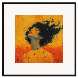 Impresión de arte enmarcada Golden Faith