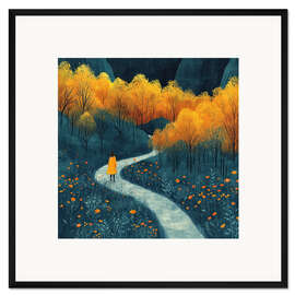 Gerahmter Kunstdruck Seelenreise