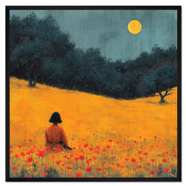 Gerahmter Kunstdruck Fields of Possibility