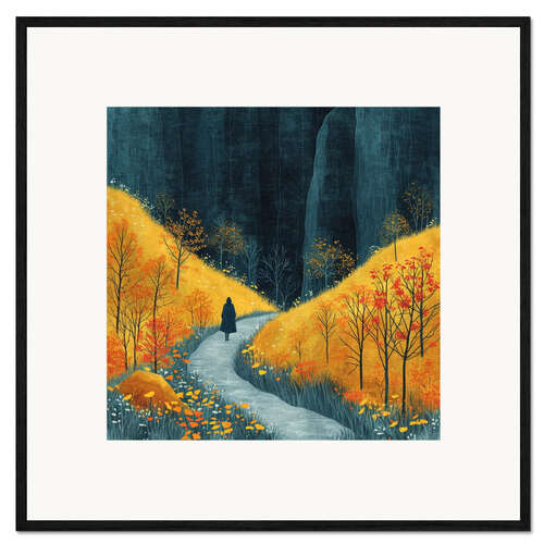 Framed art print Golden Tranquility
