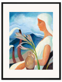 Gerahmter Kunstdruck The Girl in White