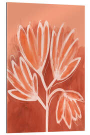 Gallery print Flowers In Apricot