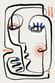 Magnettafel Frau mit Nagellack