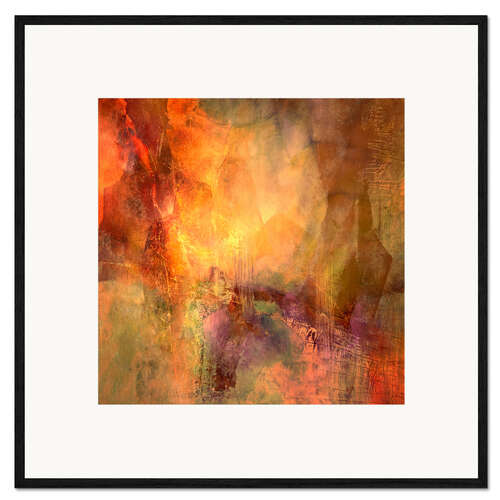 Framed art print Golden Sun