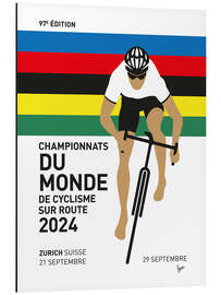 Tableau en aluminium World Road Cycling Championships 2024