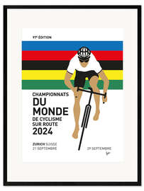 Kunsttryk i ramme World Road Cycling Championships 2024