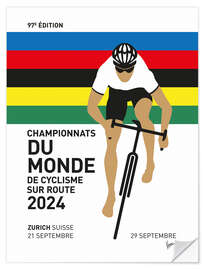 Wall sticker World Road Cycling Championships 2024