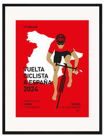 Gerahmter Kunstdruck Spanische Radsport-Weltmeisterschaft 2024