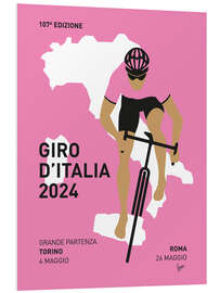 Foam board print Italian Cycling World Championships 2024