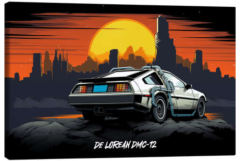 Canvas print De Lorean DMC 12 I