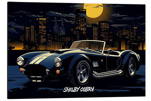 Tableau en aluminium Shelby Cobra