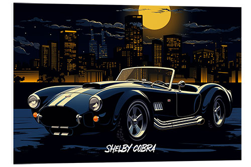 Foam board print Shelby Cobra