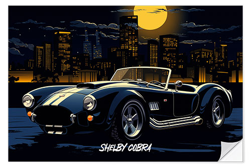 Sticker mural Shelby Cobra