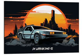 Magnettafel De Lorean DMC 12 II