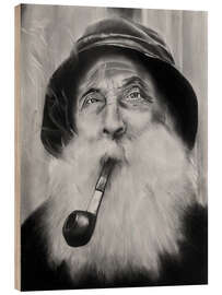 Holzbild Wenn du mir zuhörst, habe ich Geschichten zu erzählen - Denny Stoekenbroek