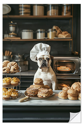 Muursticker The Favourite Baker