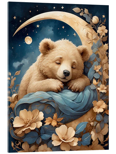 Acrylic print Sleeping Bear I