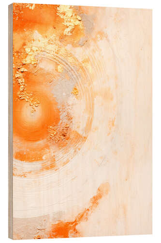 Wood print Solar Flares