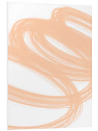 Foam board print Peach Hurricane