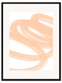 Gerahmter Kunstdruck Peach Hurricane