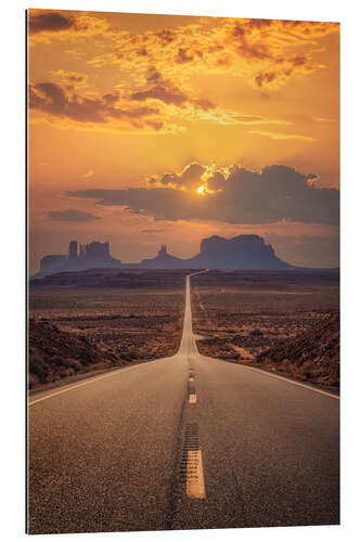 Gallery print Famous Forrest Gump Road - Monument Valley