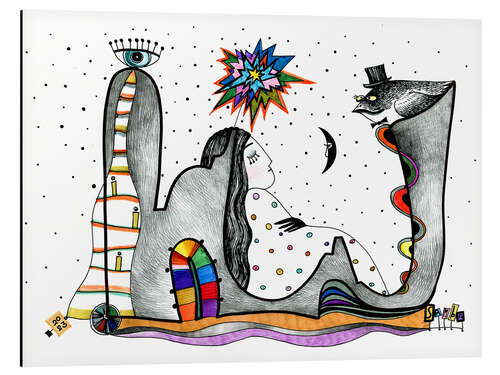 Cuadro de aluminio Dreams about something more