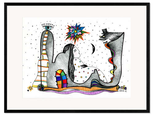 Framed art print Dreams about something more
