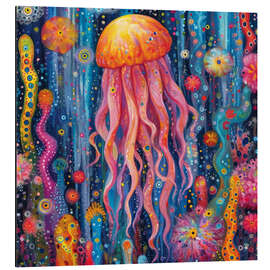 Magnettafel Verzauberte Qualle